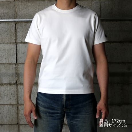 HOFI-021 オーガニック超長綿 タック襟Ｔシャツ：ナチュラル