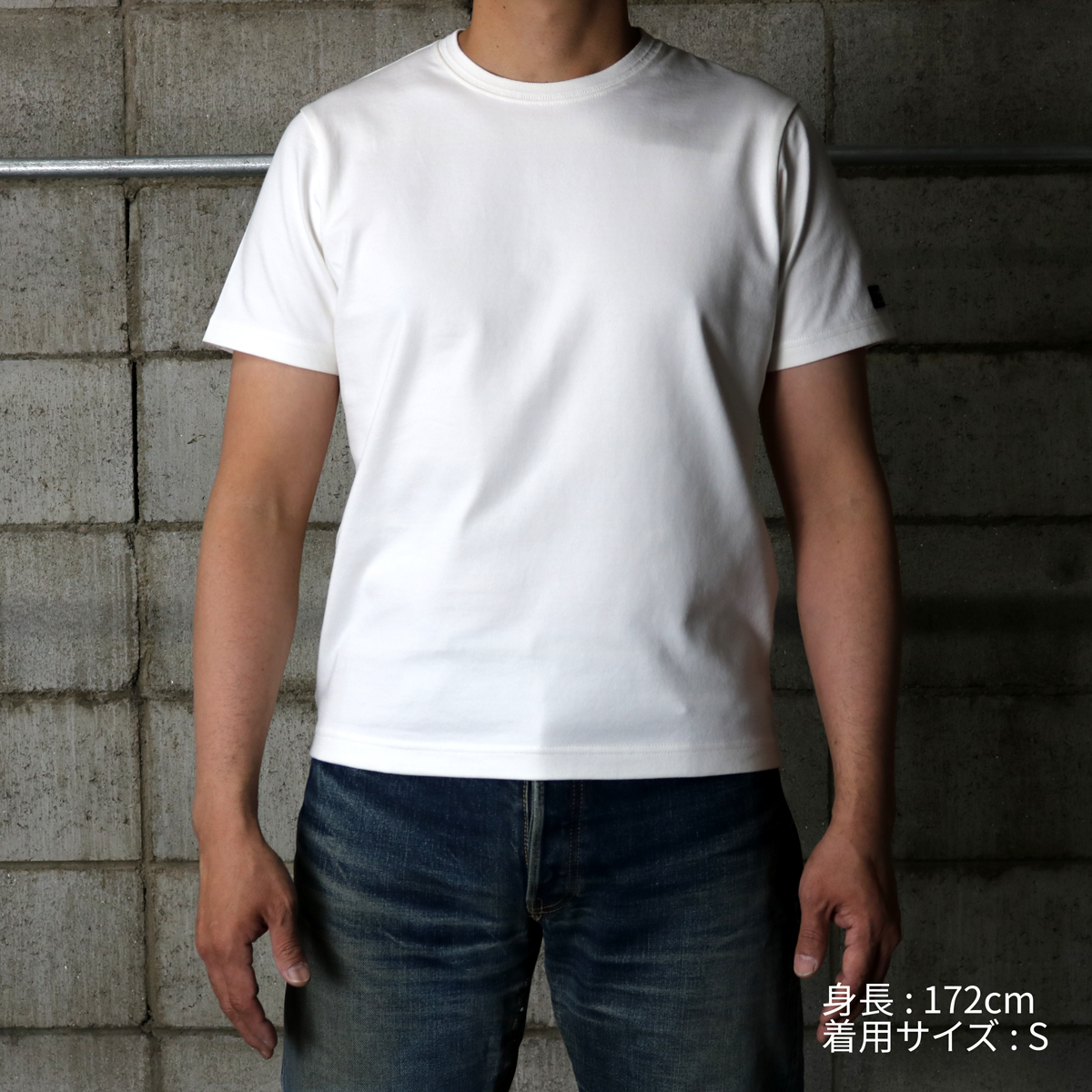 HOFI-021 オーガニック超長綿 タック襟Tシャツ：ナチュラル | 東大阪