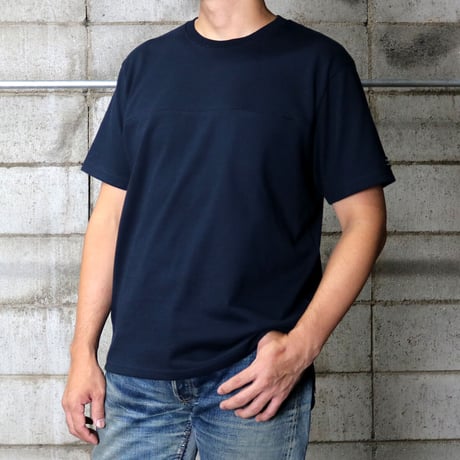 HOFI-019 インド超長綿 シームポケットＴシャツ：ネイビー