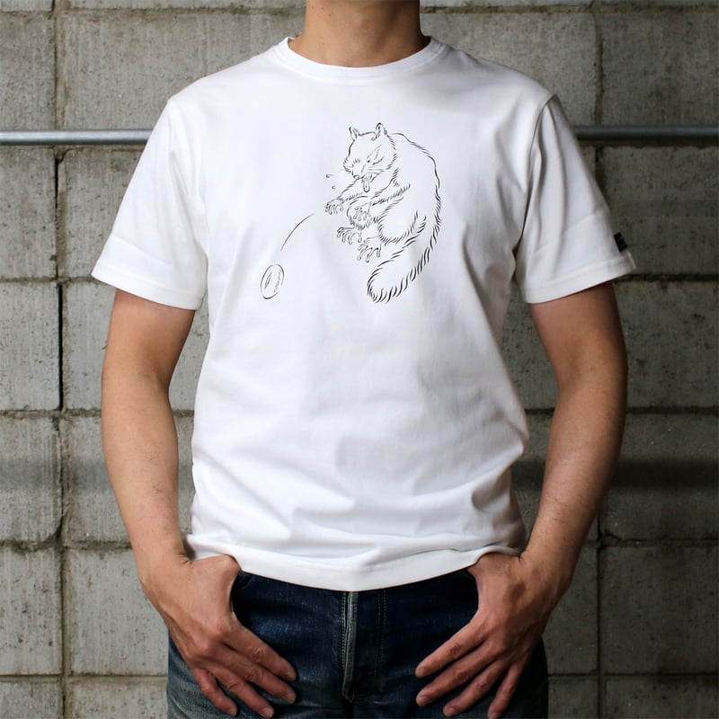 HOFI-028 ペンアートTシャツ：54. リス | 東大阪繊維研究所