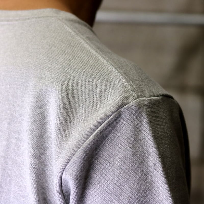 HOFI-012 リネンコットンモンスターオンスTシャツ：グレー | 東大阪