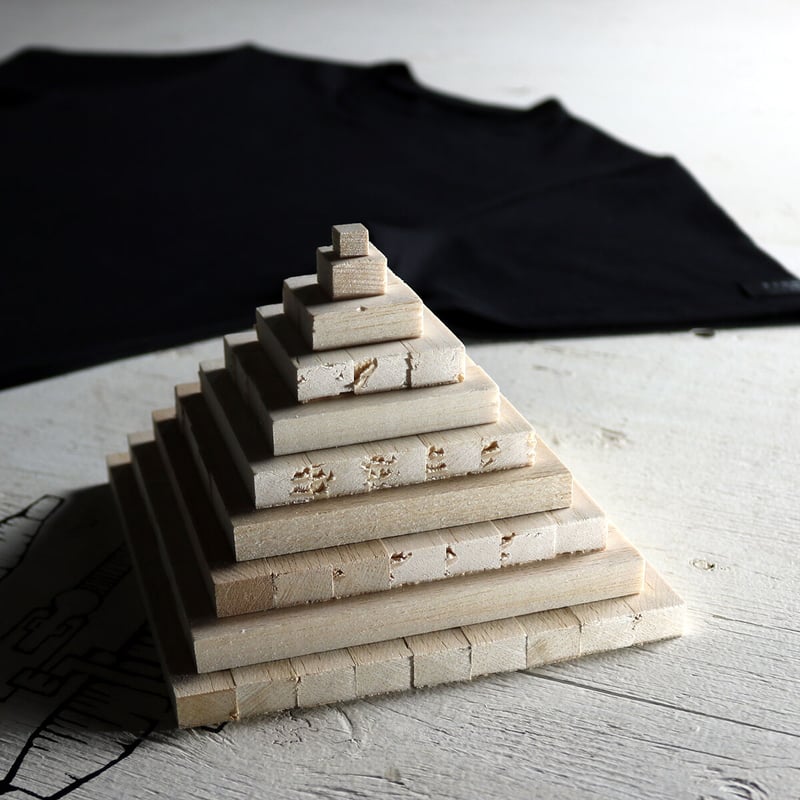 HOFI-017 エジプト超長綿 ハイツイストTシャツ：ブラック | 東大阪