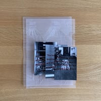 ペットボトル型押しクリアファイル2部+箔押しポストカード3枚セット