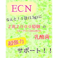 ＊ECN｟高濃度乳酸菌、1包に2兆2000億個の強力乳酸菌入り）10包￥4200,20包＋1包￥8200,30包＋2包￥12000税込　東大他特許13も取得！  1包でヨーグルト220L！大好評！