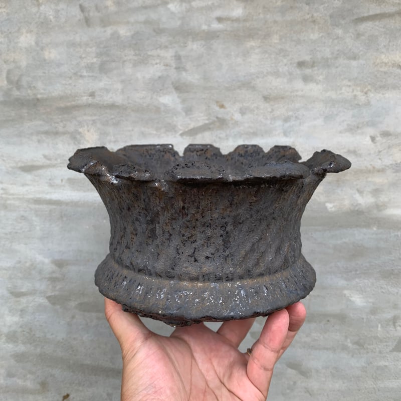 鉢】姫野 翔太 vamos 銀彩 陶作 陶器鉢 | A-PLANTS|塊根植物販売 鉢】姫野 翔太 vamos 銀彩 陶作 陶器鉢 | A-PLANTS|塊根植物販売