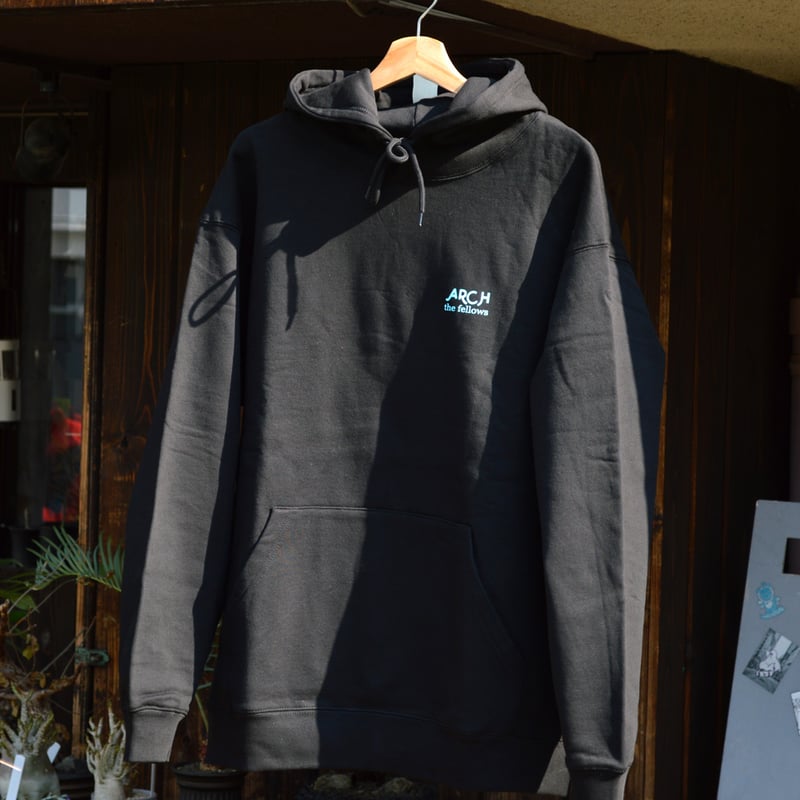 A-PLANTS ARCH グラフィックプリント パーカー ブラック A-PLANTS ARCH グラフィックプリント パーカー ブラック