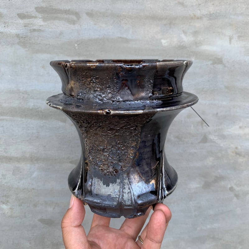 鉢】Wild Heaven 濱口 公佑 【 old castle 】4.5号 陶作 陶器鉢