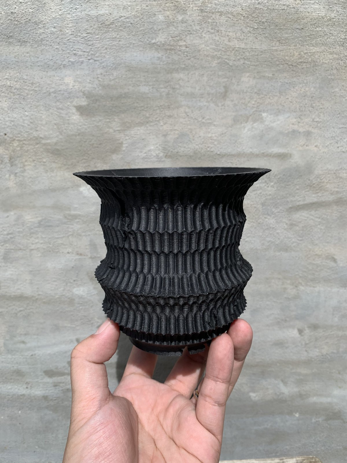 AGAVE-ZERO グラデーション 3Dプリンター鉢　ゴールゼロ3点セット AGAVE-ZERO グラデーション 3Dプリンター鉢 ゴールゼロ3点セット