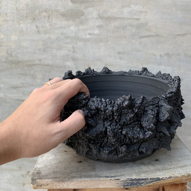 植木鉢】goat A PLANTS別注 VENOM XLsize 陶器鉢 多肉植物 塊根