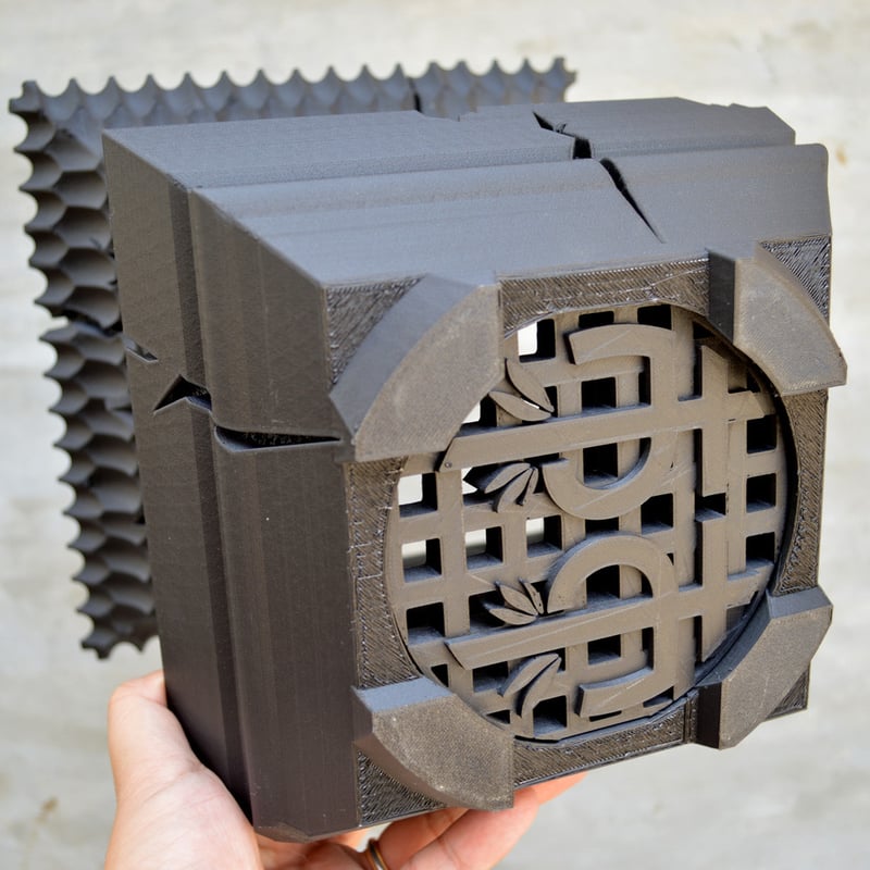 鉢】 Fat Works 3Dプリンター鉢 Star Pillar < XXL > siz 鉢】 Fat Works 3Dプリンター鉢 Star Pillar < XXL > siz