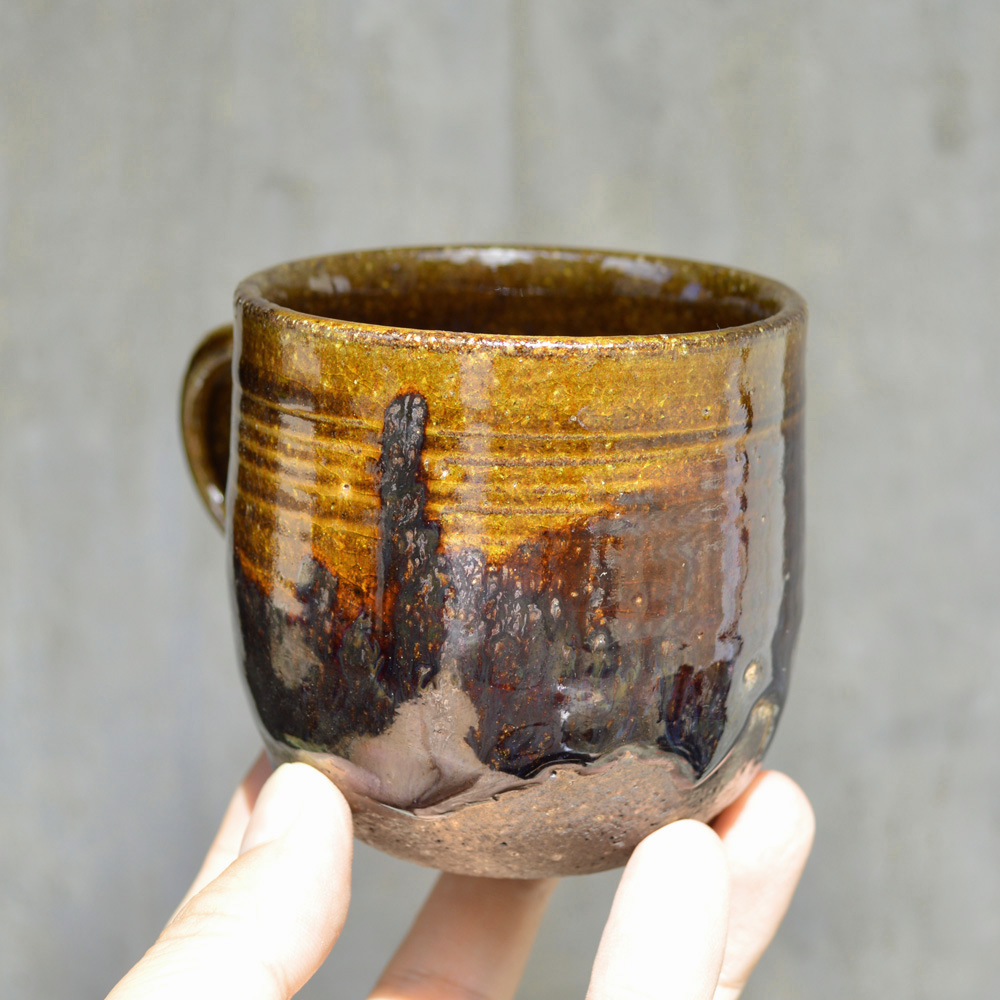 食器】姫野 翔太 マグカップ 飴釉 | A-PLANTS|塊根植物販売