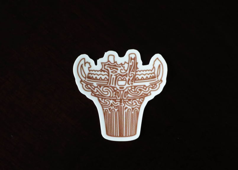 HICASEAL JOMON 蓄光ステッカー【縄文】 | 三島大世商店