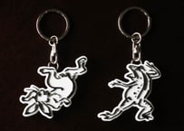 GIGAFUE　鳥獣戯画をモチーフにした防災笛のアクセサリー