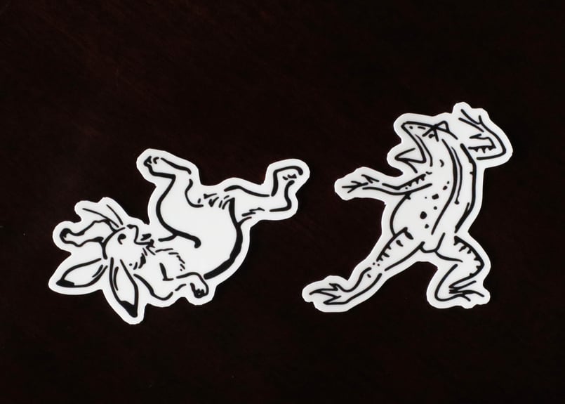 HICASEAL GIGA 蓄光ステッカー【鳥獣戯画】 | 三島大世商店