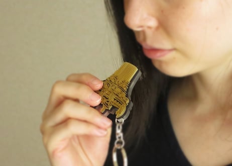 DOGUFUE　縄文土器や土偶をモチーフにした防災笛のアクセサリー