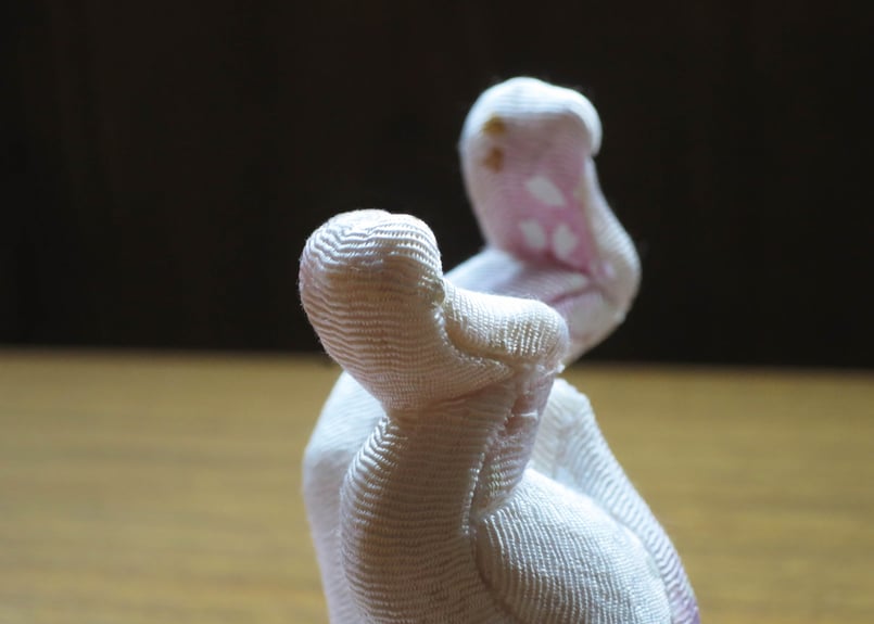 GIGADOLL 鳥獣戯画の雛人形【江戸木目込人形・丹後ちりめん】 | 三島大