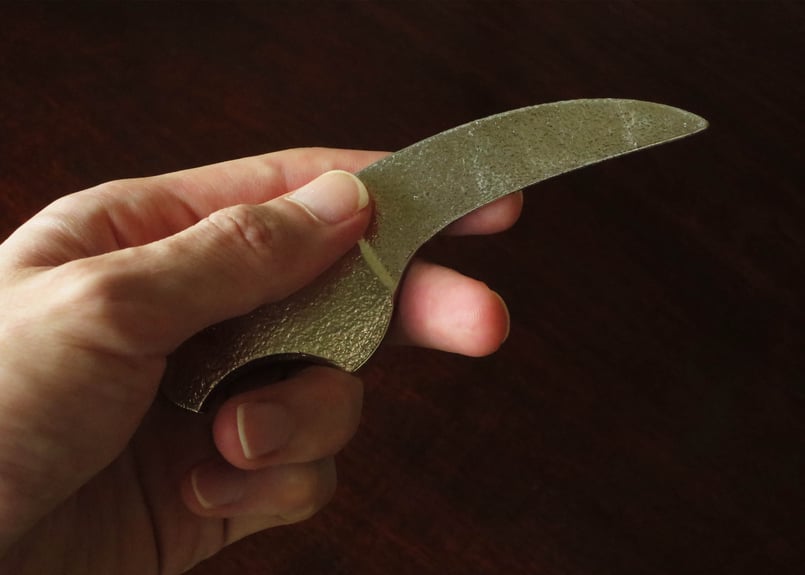 美術品　ペーパーナイフの形　玉石　刃は立っていませんので安全です ニッケン刃物 名刀ペーパーナイフ 土方歳三モデル MT-34TH