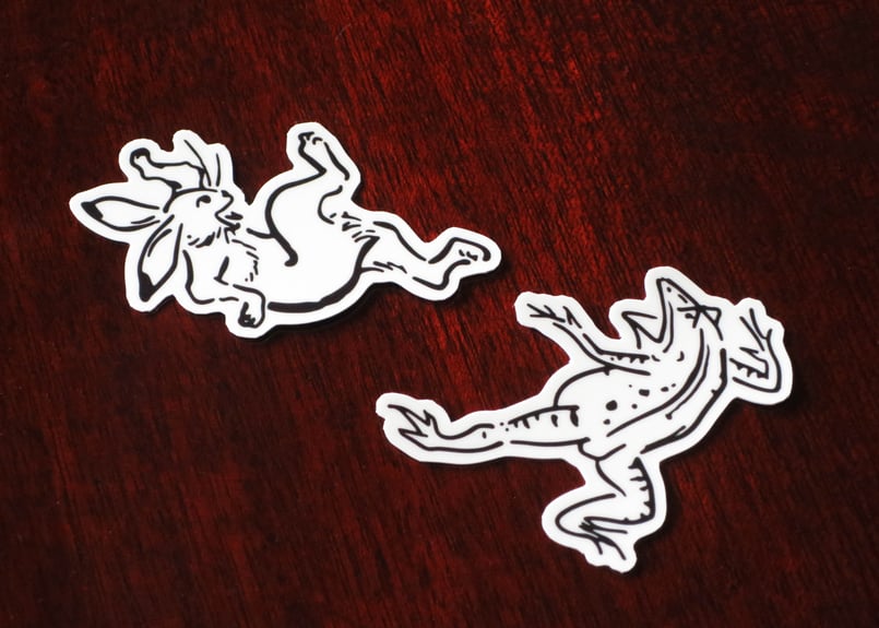 HICASEAL GIGA 蓄光ステッカー【鳥獣戯画】 | 三島大世商店