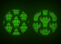 HICACOS JOMON　蓄光する珪藻土トレーコースター【縄文】