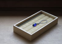 RYUBIN TRAY　飾るものを美しく引き立てる、黄金色の藺草【龍鬢表】のアクセサリートレイ