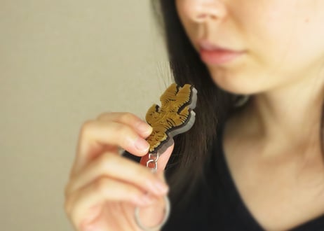 DOGUFUE　縄文土器や土偶をモチーフにした防災笛のアクセサリー