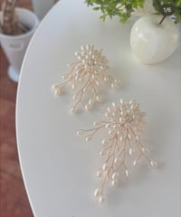 パールフラワーピアス＆イヤリング