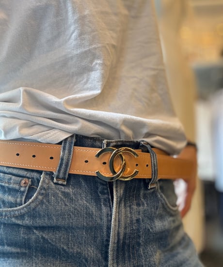 vintage CHANEL belt リバーシブル