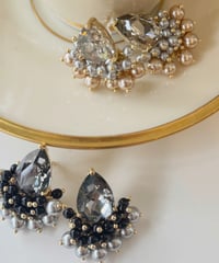 パールシャンデリアピアス