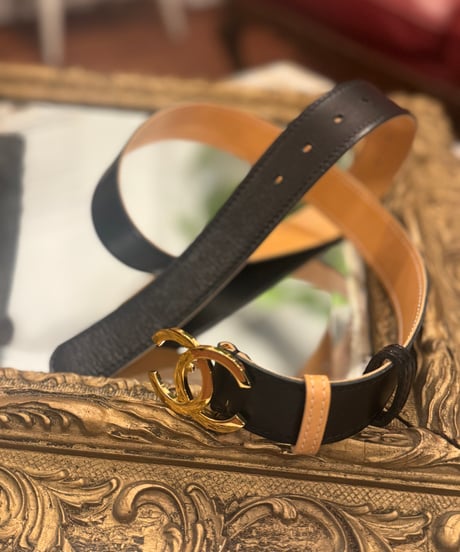 vintage CHANEL belt リバーシブル