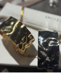 ウェーヴバングル　シルバー＆gold