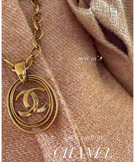 90s vintage CHANEL long necklace