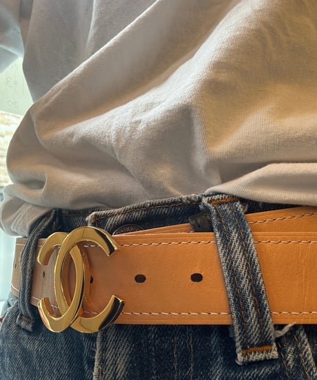 vintage CHANEL belt リバーシブル