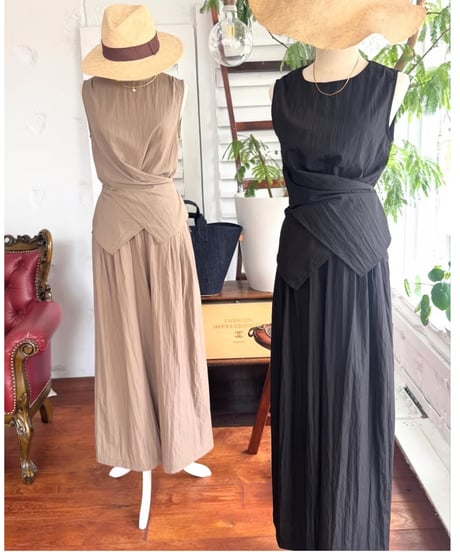 ワイドパンツセットアップ