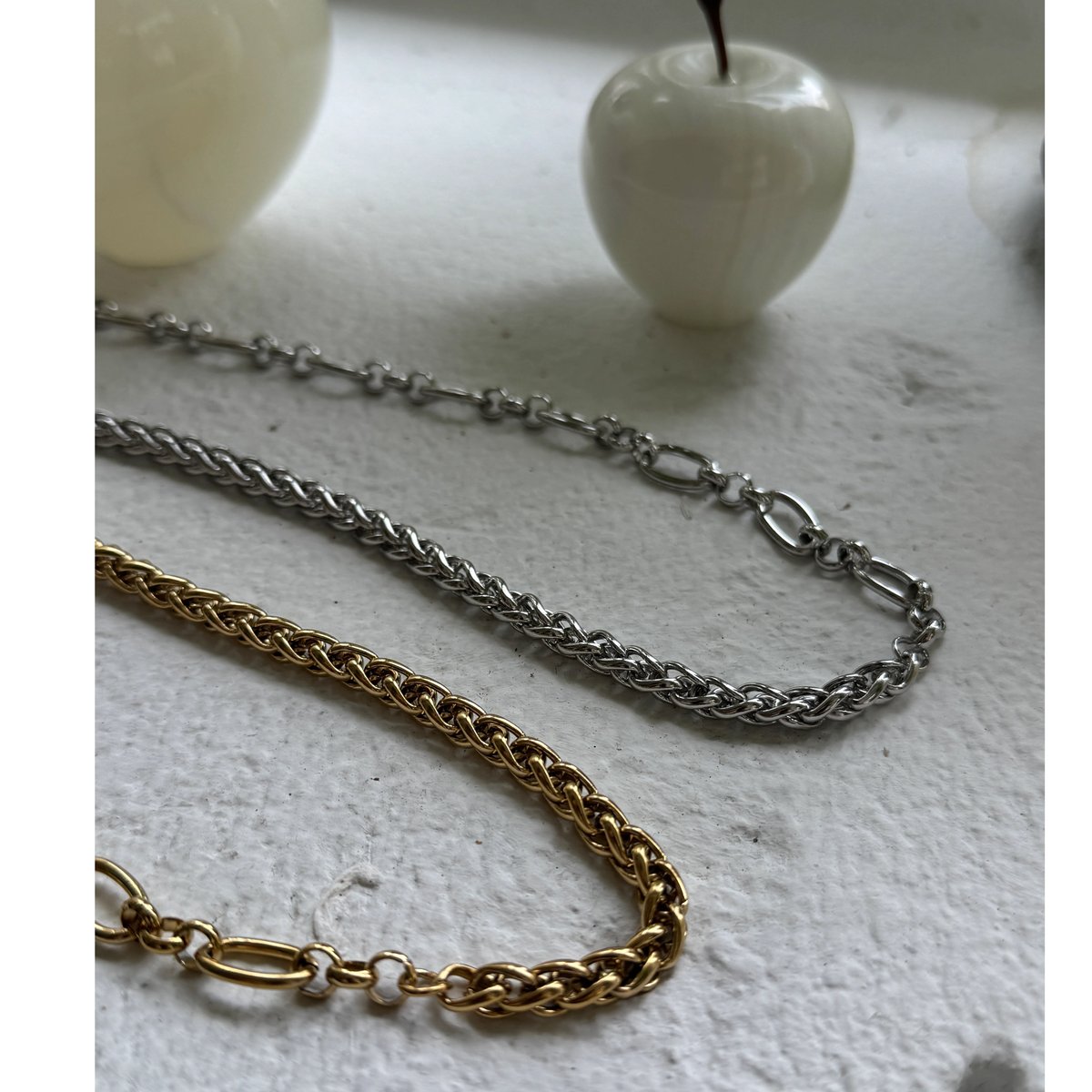 ※22時まで限定値下げ※emシルバーゴールドミックスチェーンネックレス 22時まで限定値下げ※emシルバーゴールドミックスチェーン