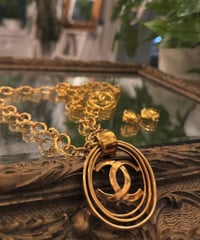 90s vintage CHANEL long necklace