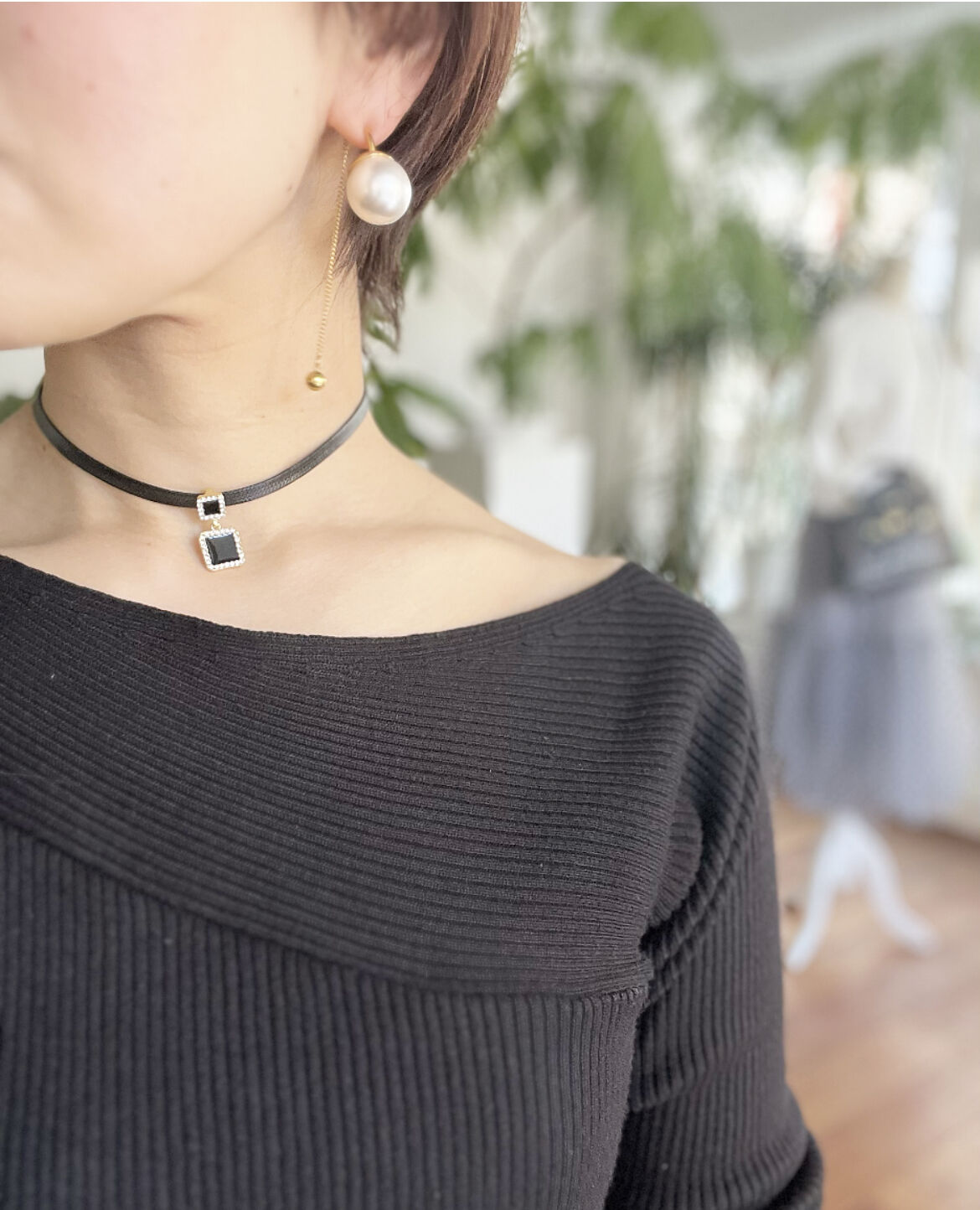 スクエアストーン♡チョーカー | mamaguitar