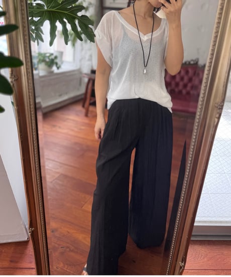 ワイドパンツセットアップ
