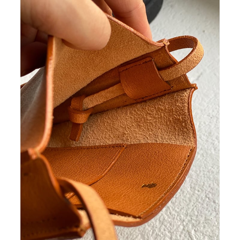 キャメルレザースクエアショルダーバック | mamaguitar