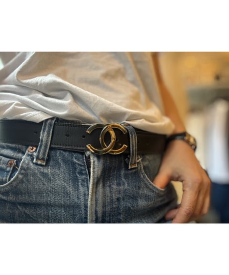 vintage CHANEL belt リバーシブル