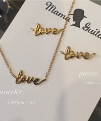 LOVE♡   ピアス＆ブレスレット