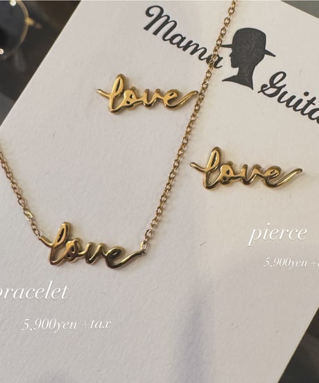 LOVE♡   ピアス＆ブレスレット