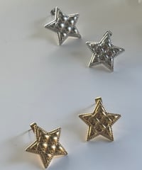 キルティングスターピアス⭐︎