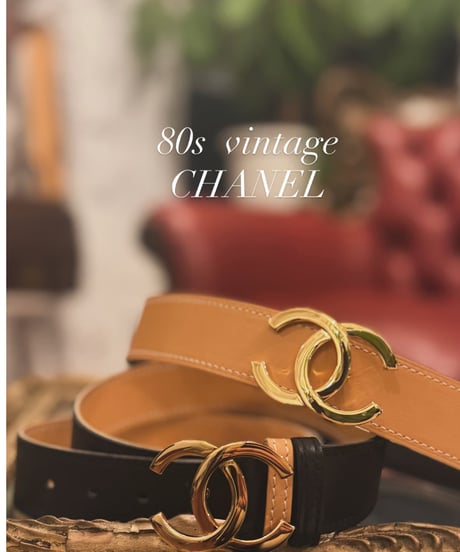 vintage CHANEL belt リバーシブル