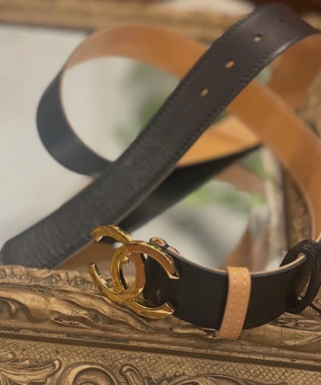 vintage CHANEL belt リバーシブル
