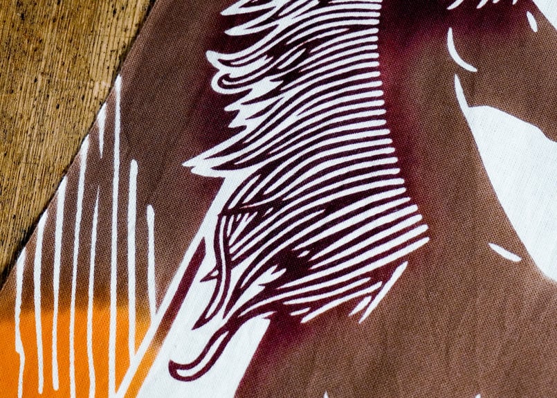 新江戸染謹製 干支てぬぐい＜天駆ける馬＞ | SHINEDOZOME