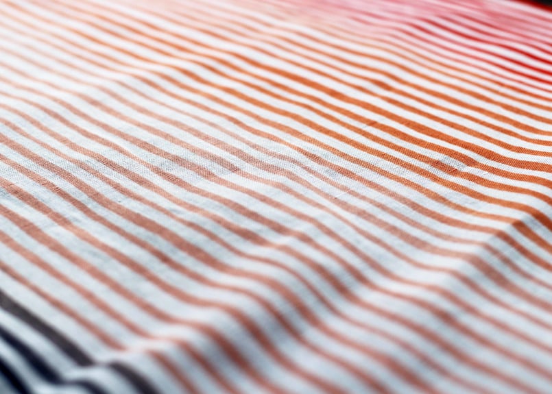 綿麻手拭 風つむぎ〈浮世縞〉薄暮 | SHINEDOZOME