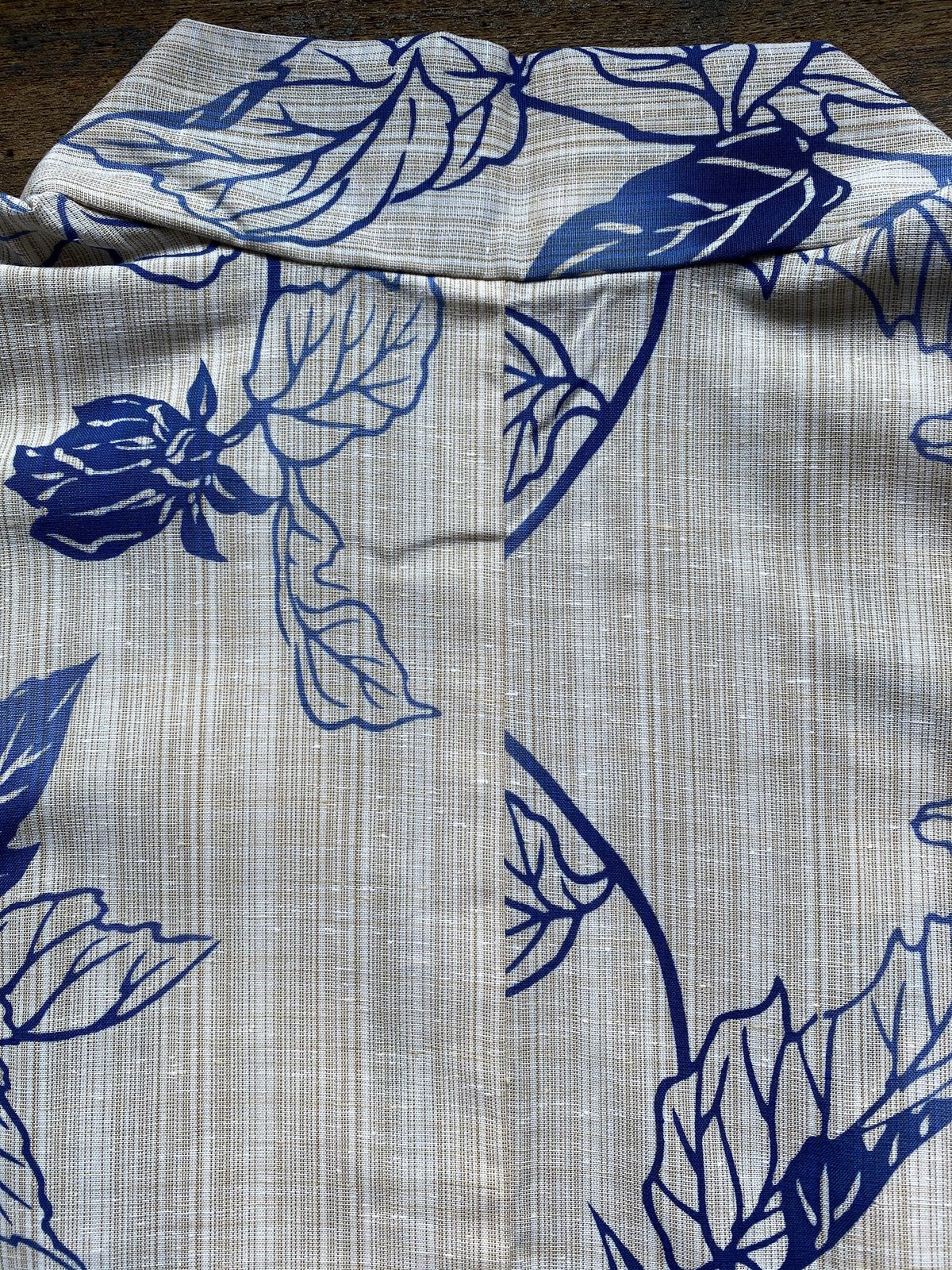 ZF-1223 浴衣 ろうけつ染め 手縫 綿 居敷当て utatane × 注染工房 浴衣3点セット ( ゆかた・帯・下駄 ) 赤坂紬