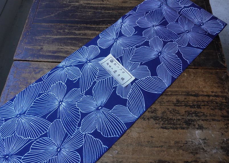 新江戸染 「蝶々」瑠璃紺 | SHINEDOZOME