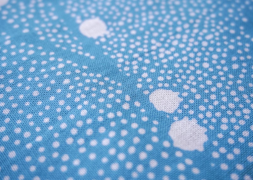 復刻てぬぐい＜雪持ち＞浅葱 | SHINEDOZOME