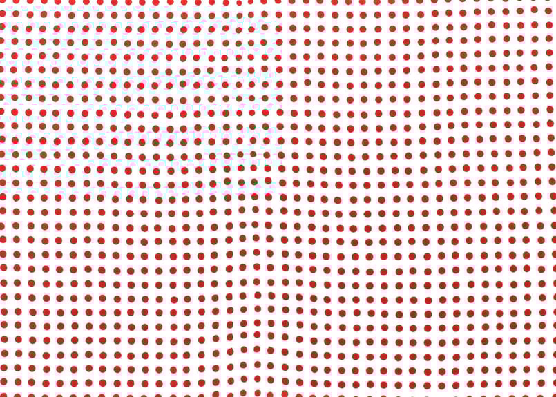 長尺てぬぐい 〈豆絞り〉 赤 | SHINEDOZOME